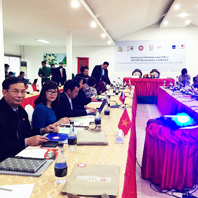 Đoàn cán bộ giảng viên trường Cao đẳng Kinh tế - Tài chính Thái Nguyên tham dự hội thảo Hợp tác quốc tế tại nước CHDCND Lào